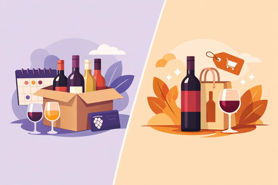 Wine Club Versus One Time Purchase, Compared