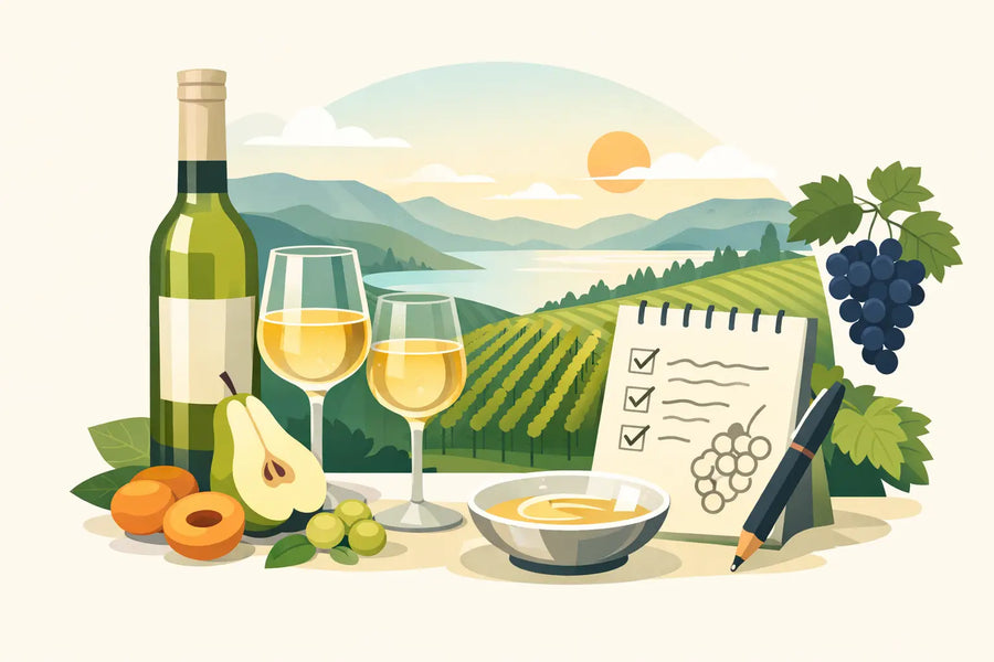 Pinot Gris Tasting Notes Review for Okanagan Wines