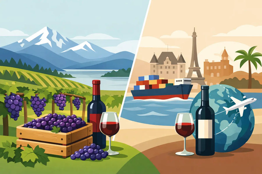 BC Grown Grapes Versus Imported Wine