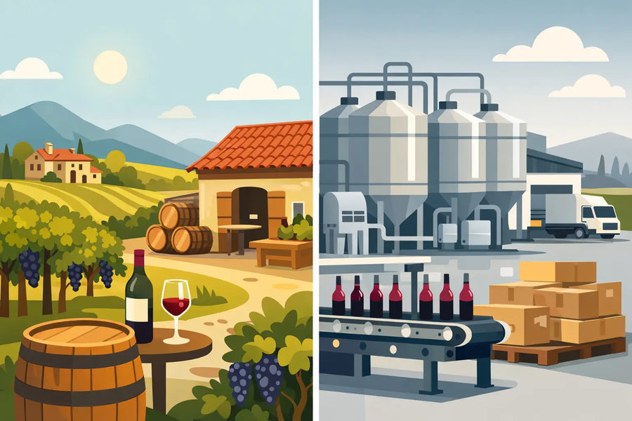 Boutique Winery vs Commercial Winery
